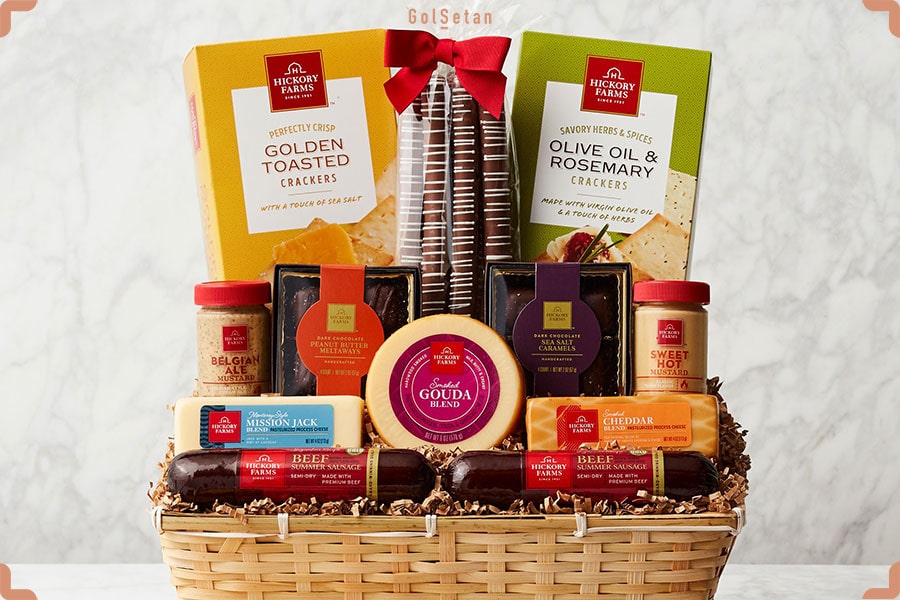 سبد خوراکی ، یک هدیه عالی برای کریسمس شکموها