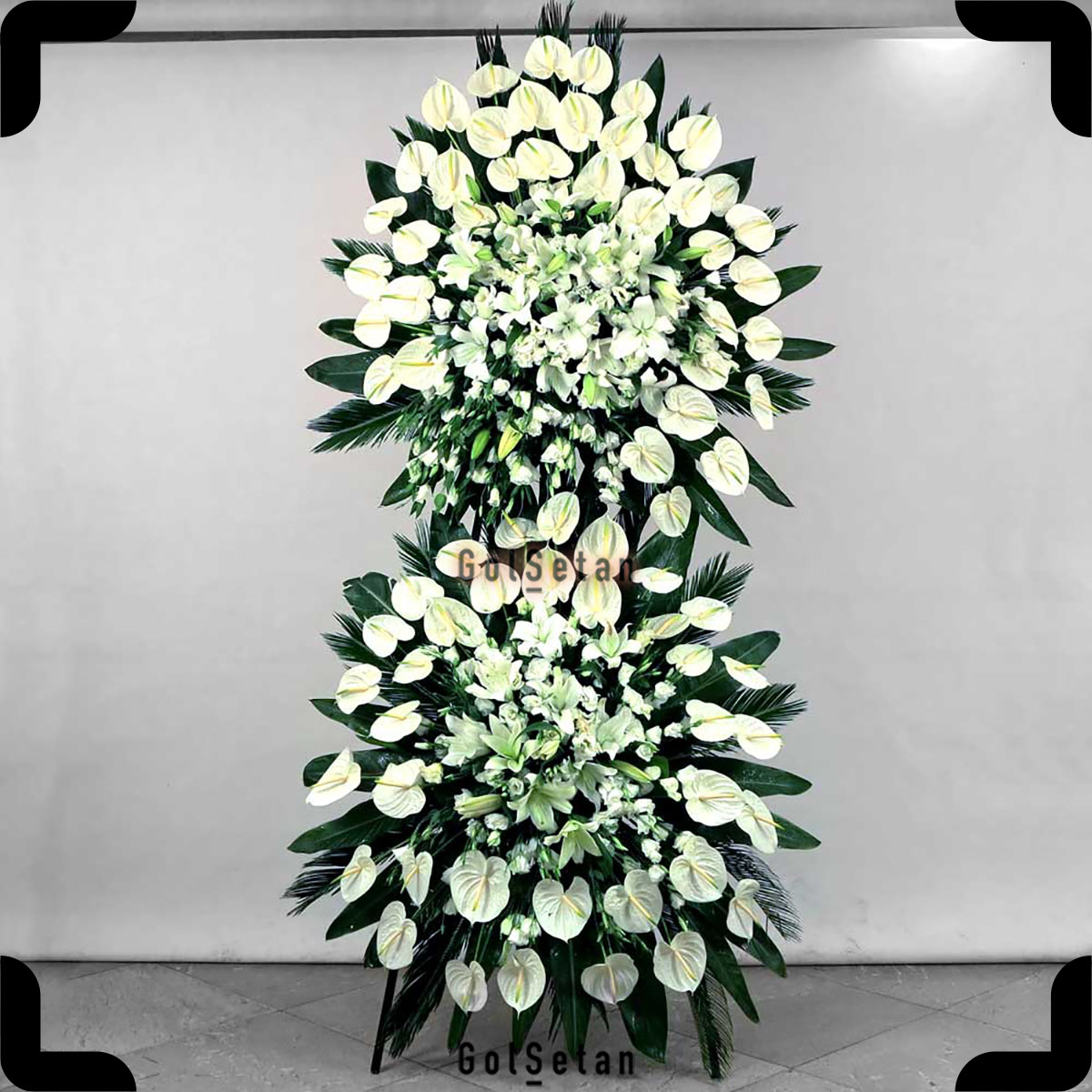funeral-stand-flower-beheshte-bihamta تاج گل تسلیت