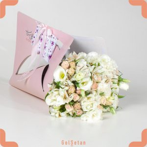 دسته گل سفید