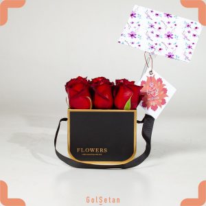 رز هلندی جعبه ای لوکس