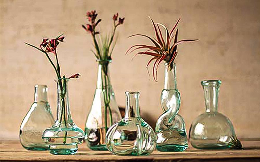 انواع گلدان شیشه ای و 5 نکته انتخاب بهترین گلدان | گُل‌سِتان