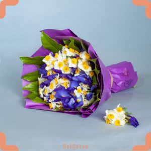 دسته گل زنبق و نرگس شیراز