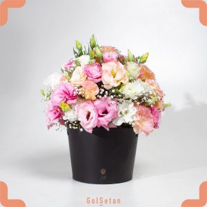 باکس لیسیانتوس صورتی و عروس