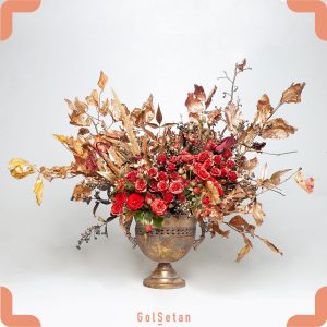 جام گل رز مینیاتوری قرمز