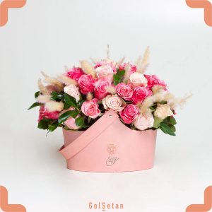 باکس رز مینیاتوری صورتی نشاط