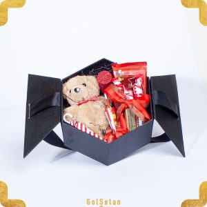 باکس شکلات و خرس روز عشق