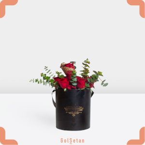 باکس گل رز و شکلات پیشکش به عزیزانتان