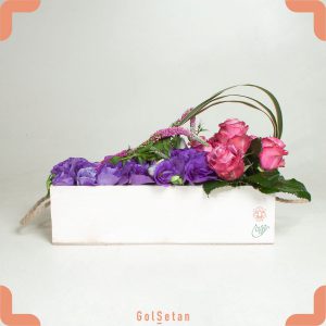 باکس رز و لیسیانتوس بنفش ساحل