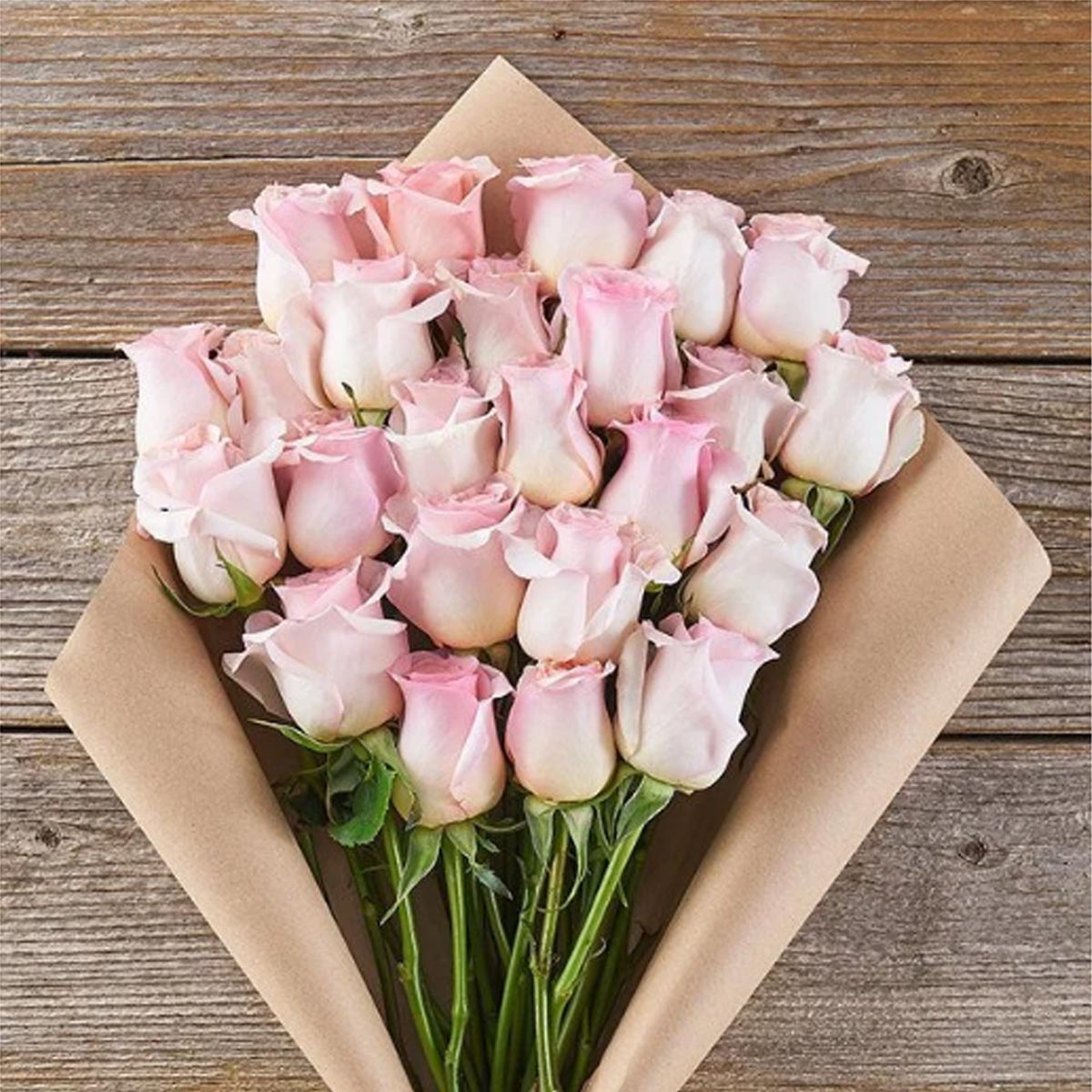 pink-rose-bouquet-covered ارسال گل رز صورتی به خارج