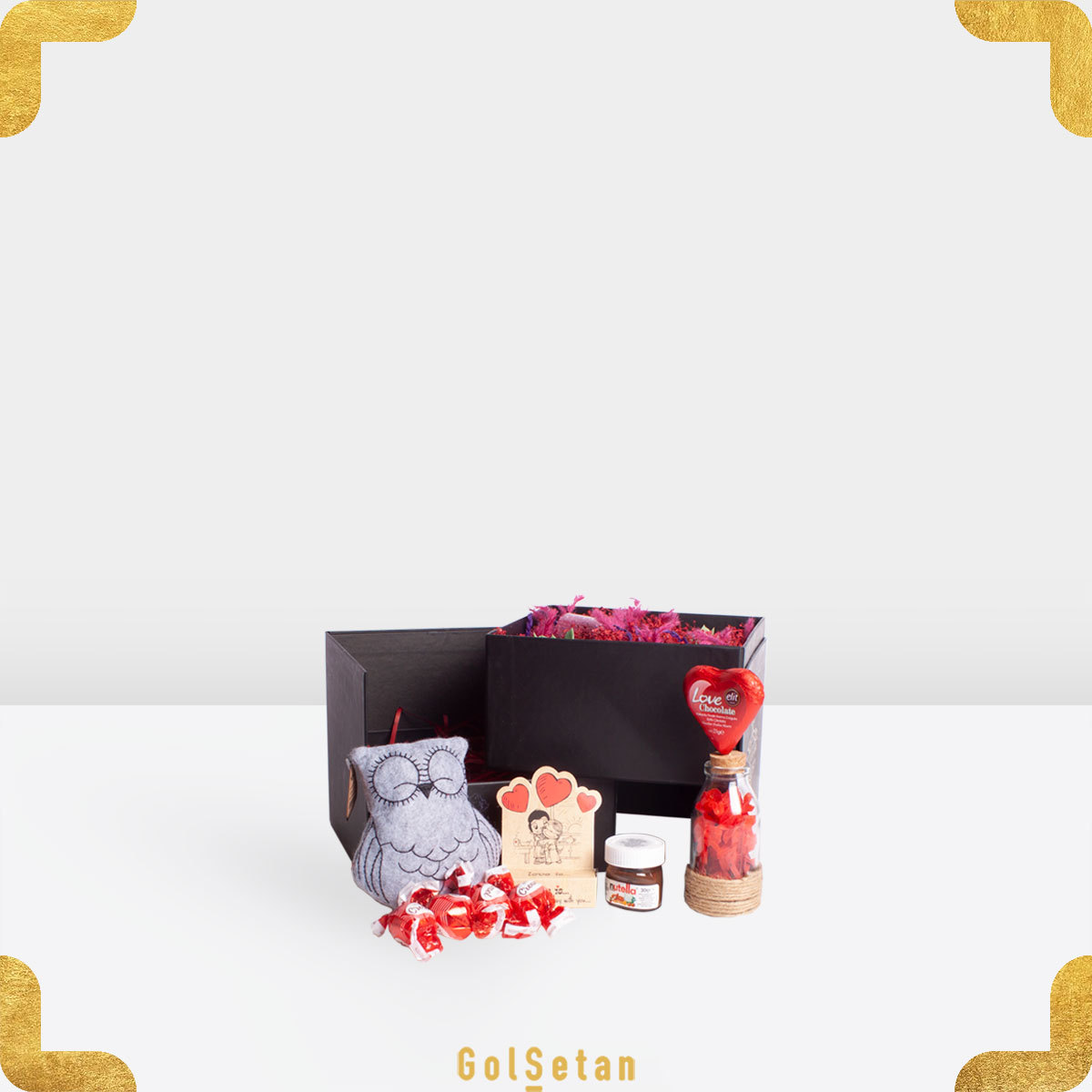 chocolate-box-owl-doll باکس شکلات و عروسک زیبا