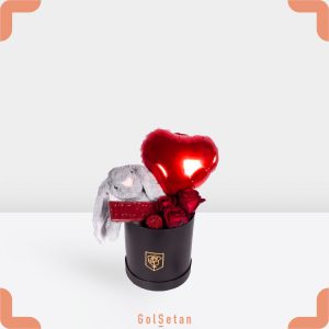 باکس شکلات و عروسک خرگوش هدیه