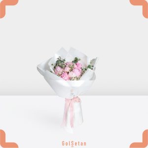 دسته گل پیونی و عروس خاص