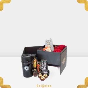 باکس دوطبقه شکلات و قهوه زیبا