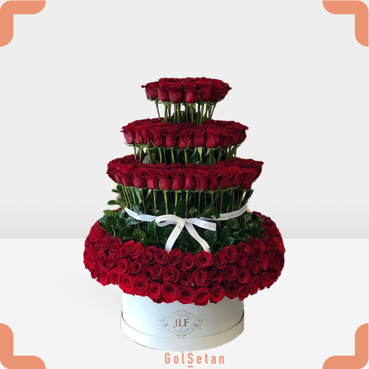 large-red-roses-box باکس گل رز لاکچری جذاب